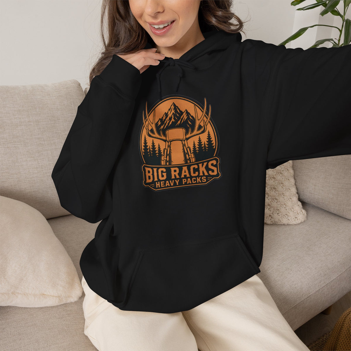 Hoodie — Big Racks Hunting Logo Pullover
