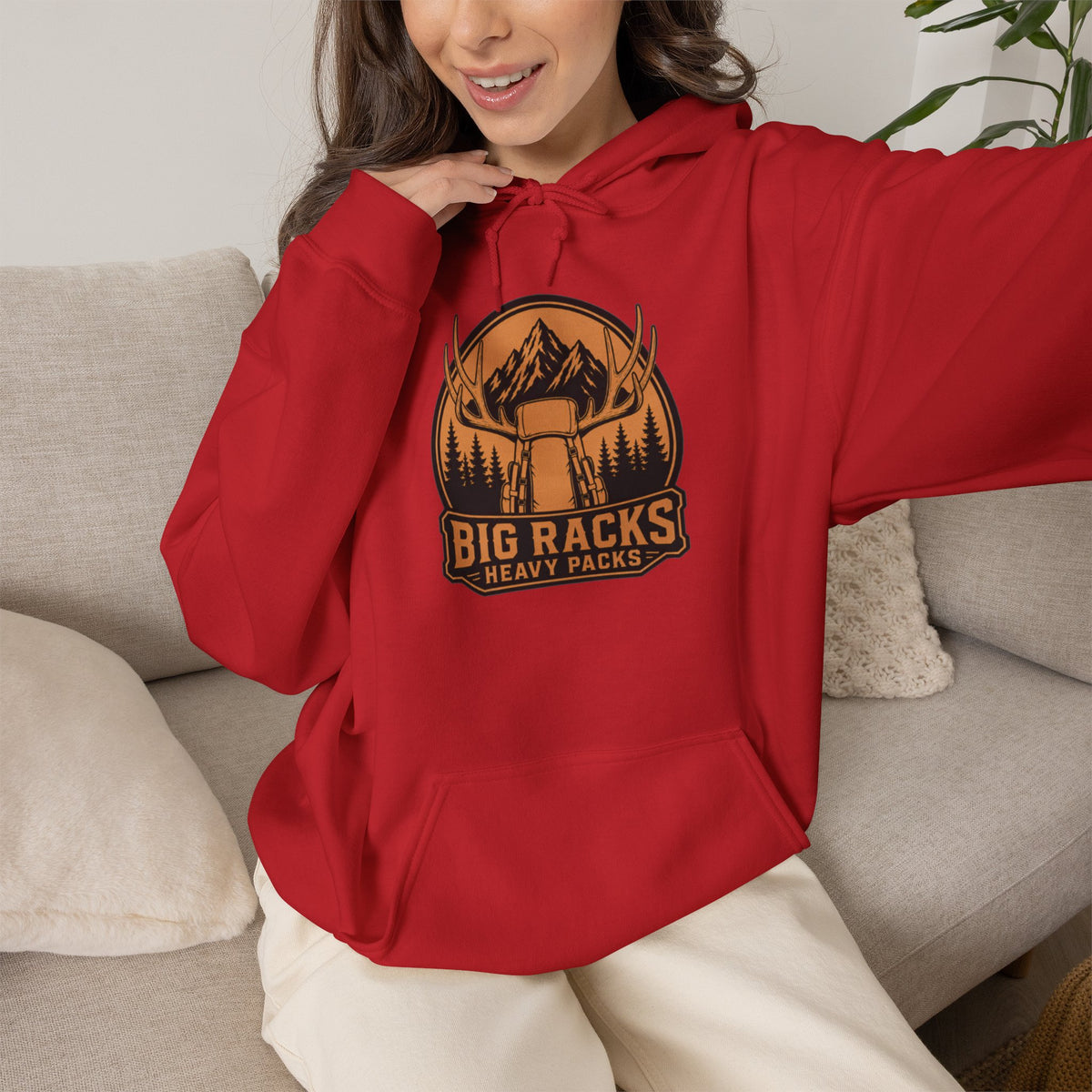 Hoodie — Big Racks Hunting Logo Pullover