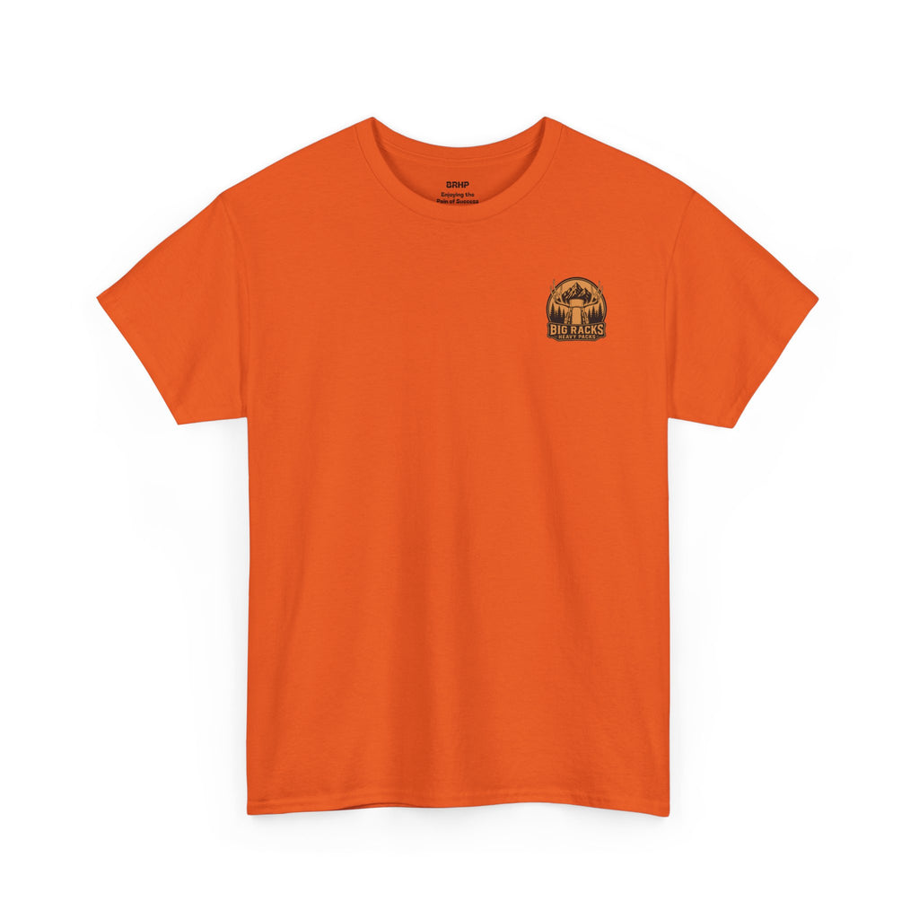 Hunting Tee — "Big Racks Heavy Packs" Antler Hunter Graphic Shirt