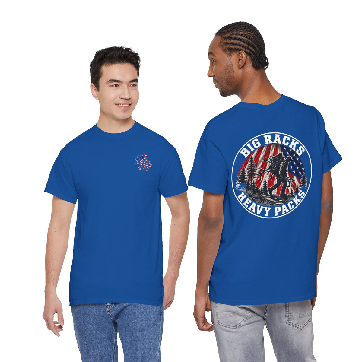 Big Racks Heavy Packs Hunting Graphic T-Shirt