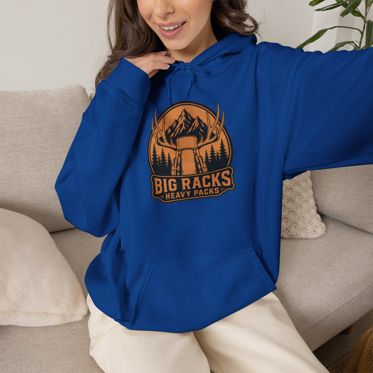 Hoodie — Big Racks Hunting Logo Pullover