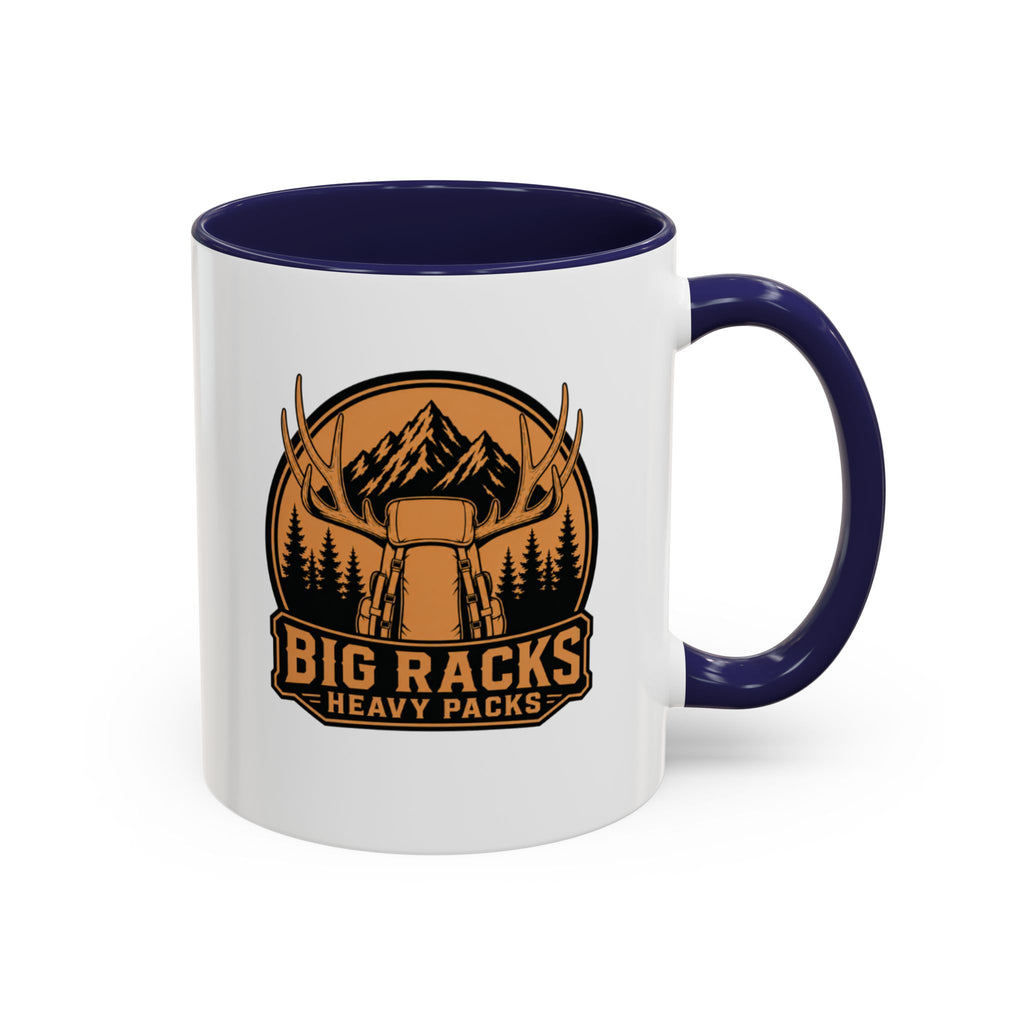 Big Racks Heavy Packs Coffee Mug — Outdoor Hunting Lodge Accent Mug