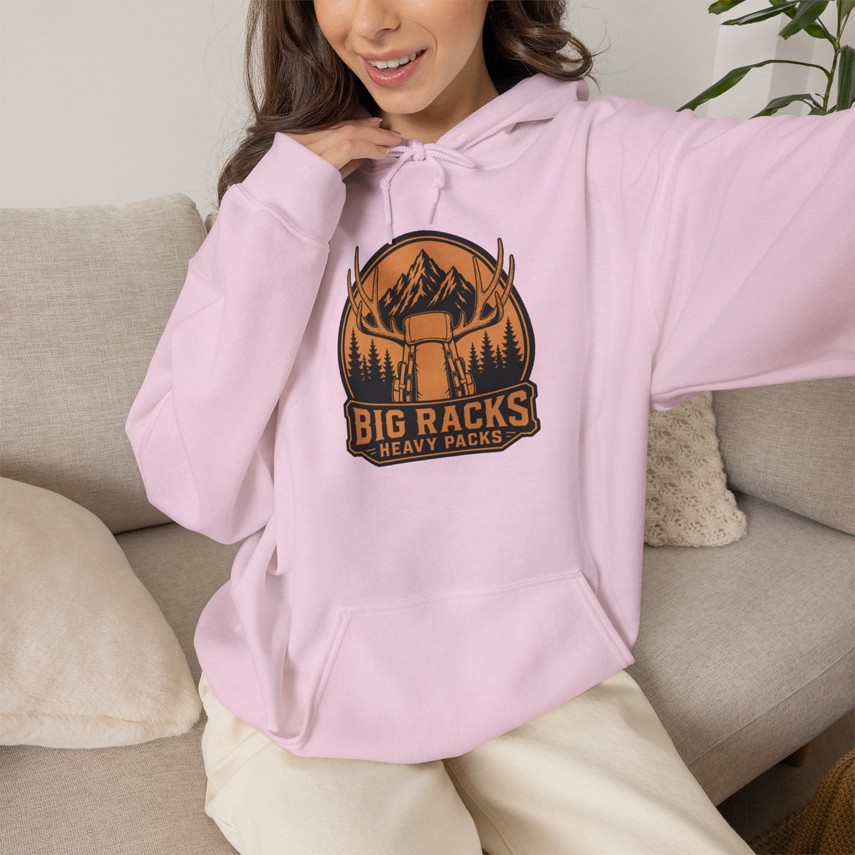 Hoodie — Big Racks Hunting Logo Pullover