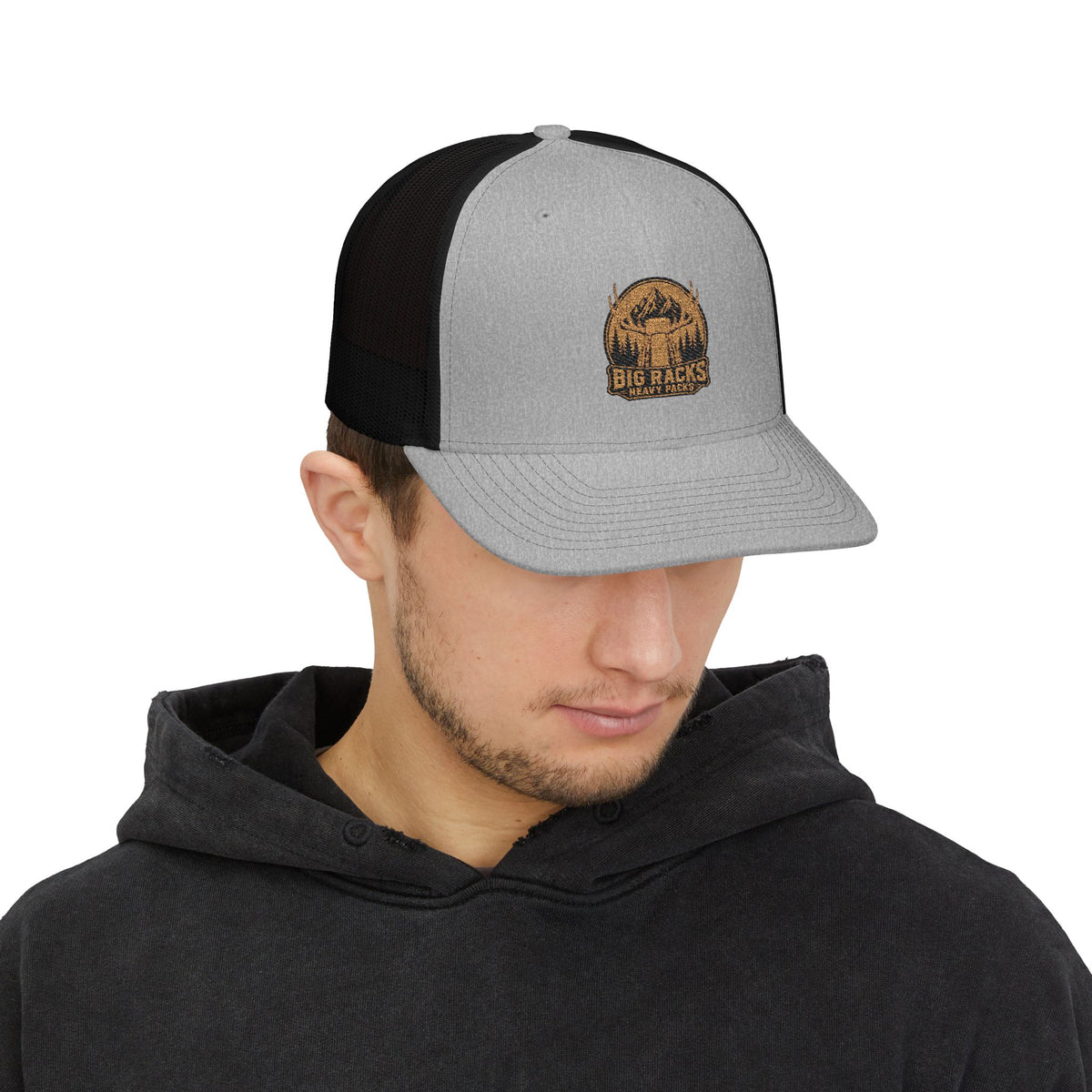 Vintage Outdoors Trucker Cap — 'Big Lakes' Embroidered Snapback