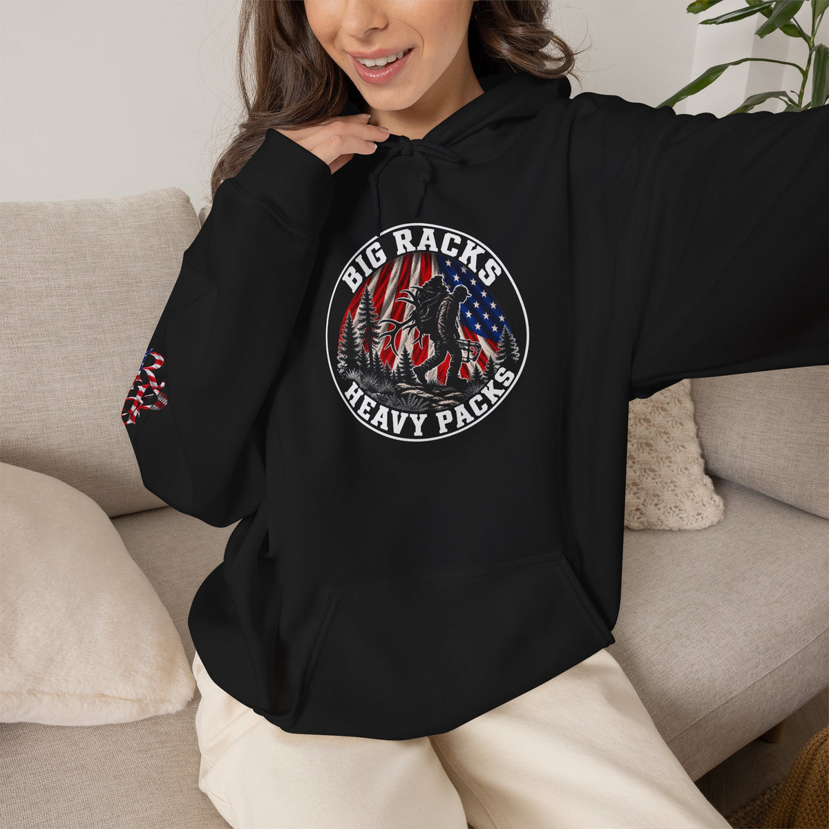 Big Racks Heavy Packer Graphic Hoodie
