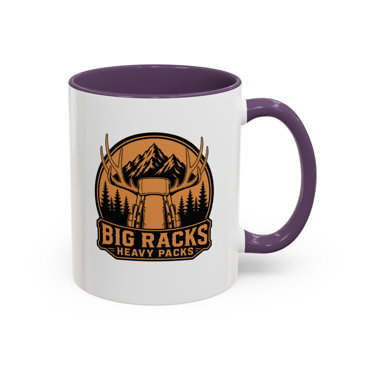 Big Racks Heavy Packs Coffee Mug — Outdoor Hunting Lodge Accent Mug