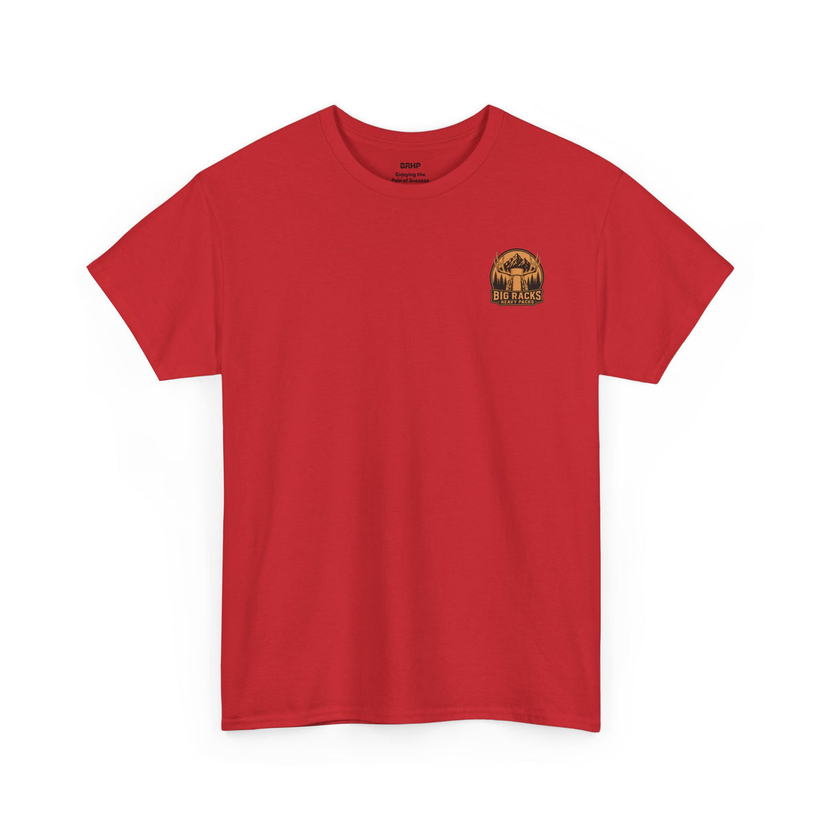 Hunting Tee — "Big Racks Heavy Packs" Antler Hunter Graphic Shirt