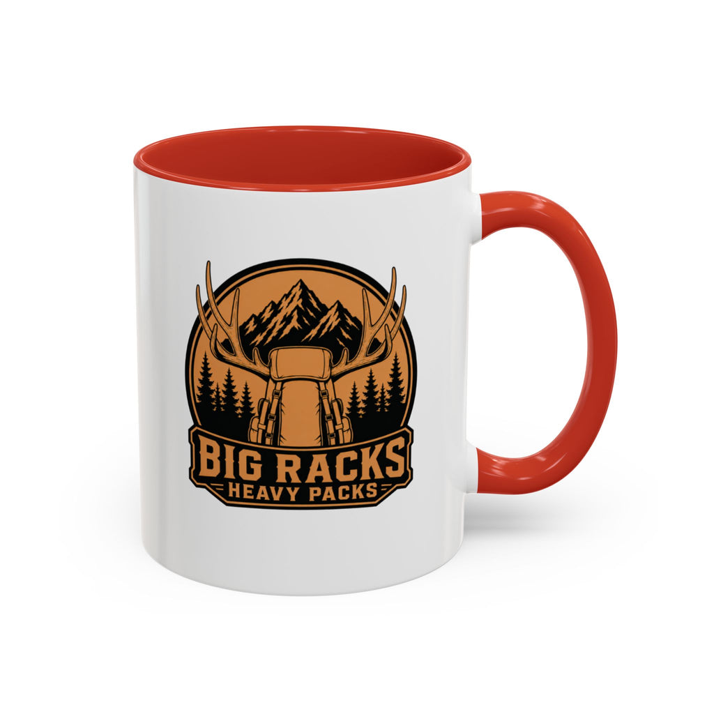 Big Racks Heavy Packs Coffee Mug — Outdoor Hunting Lodge Accent Mug