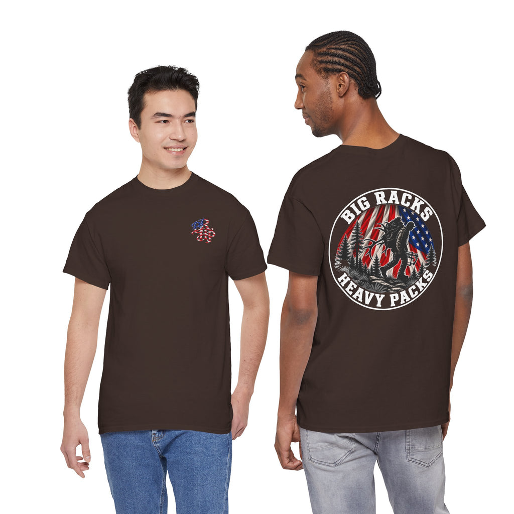 Big Racks Heavy Packs Hunting Graphic T-Shirt