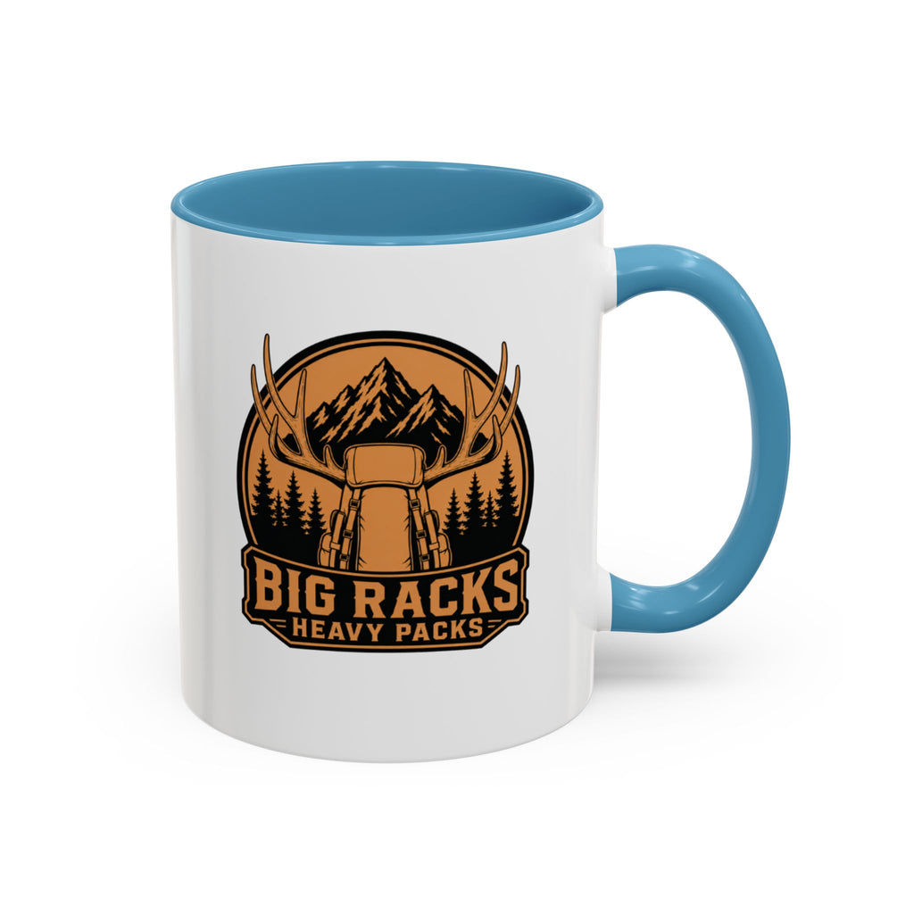 Big Racks Heavy Packs Coffee Mug — Outdoor Hunting Lodge Accent Mug