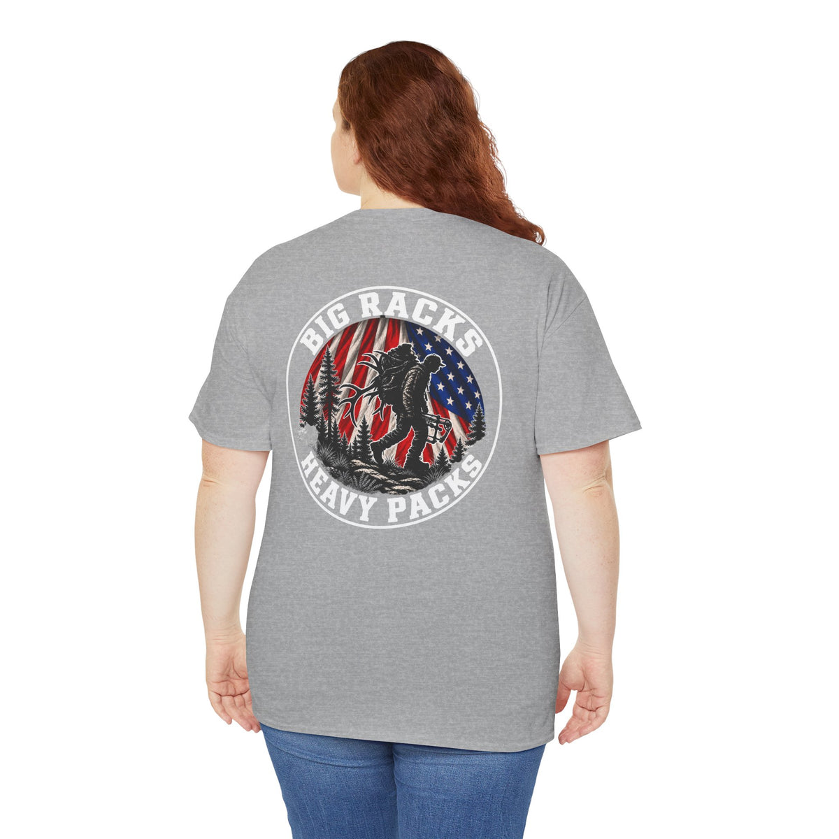 Big Racks Heavy Packs Hunting Graphic T-Shirt