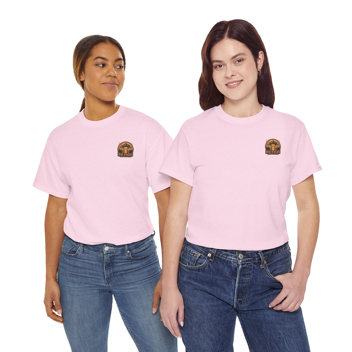 Hunting Tee — "Big Racks Heavy Packs" Antler Hunter Graphic Shirt