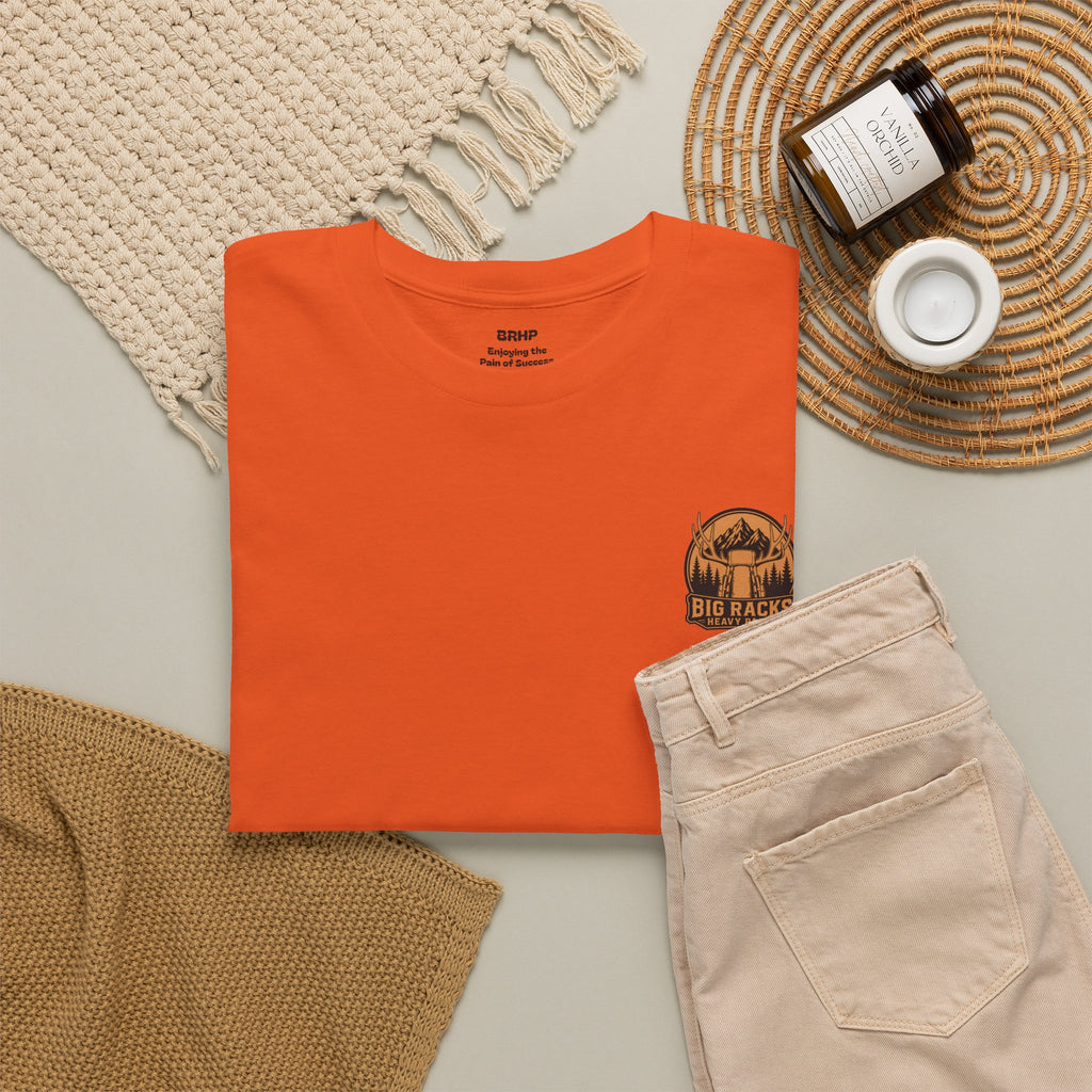 Hunting Tee — "Big Racks Heavy Packs" Antler Hunter Graphic Shirt