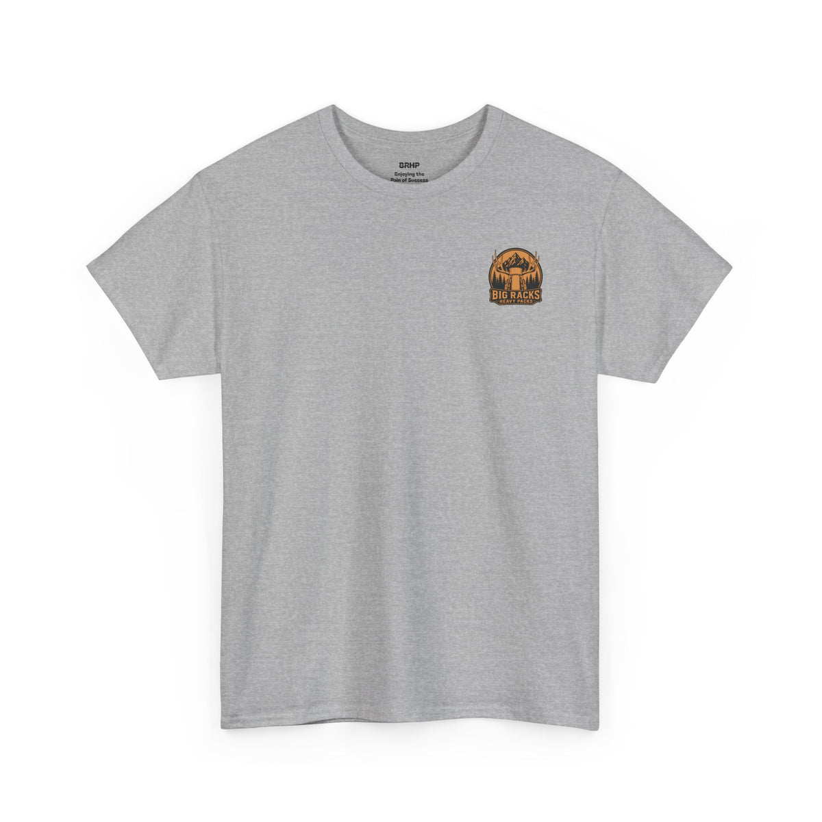 Hunting Tee — "Big Racks Heavy Packs" Antler Hunter Graphic Shirt