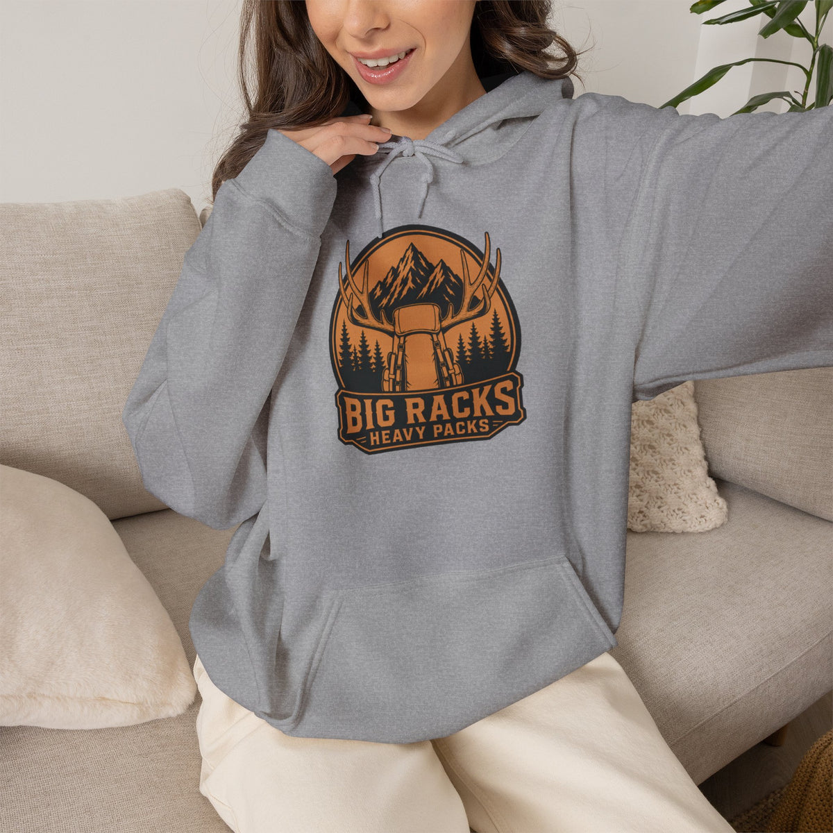 Hoodie — Big Racks Hunting Logo Pullover