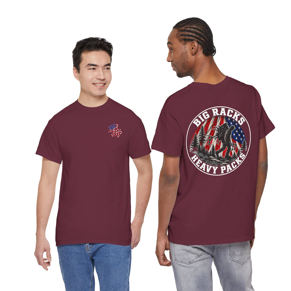 Big Racks Heavy Packs Hunting Graphic T-Shirt