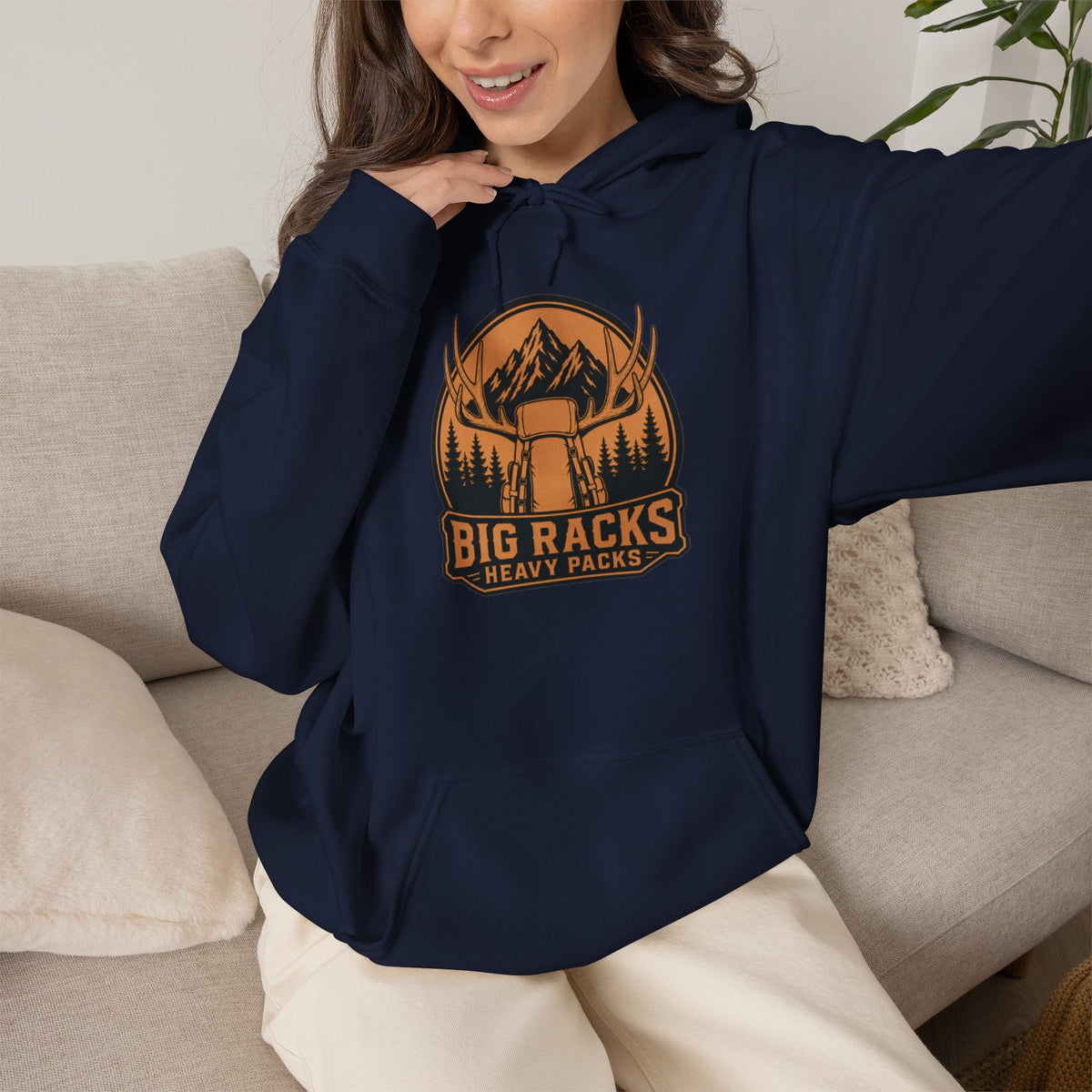 Hoodie — Big Racks Hunting Logo Pullover