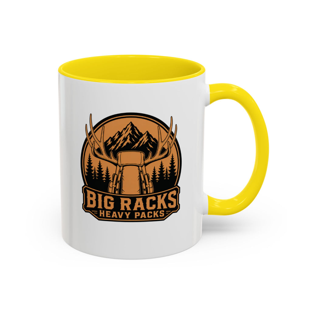 Big Racks Heavy Packs Coffee Mug — Outdoor Hunting Lodge Accent Mug
