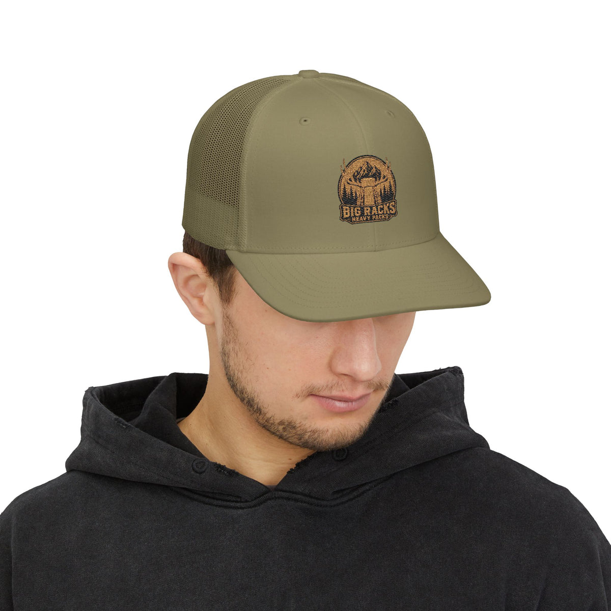 Vintage Outdoors Trucker Cap — 'Big Lakes' Embroidered Snapback