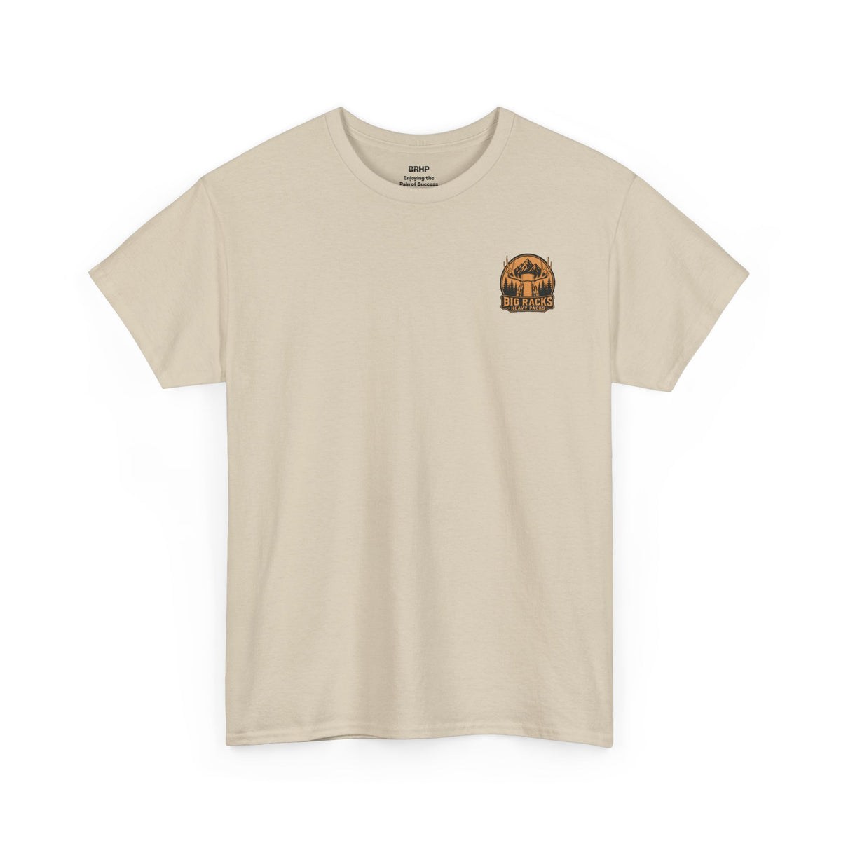 Hunting Tee — "Big Racks Heavy Packs" Antler Hunter Graphic Shirt