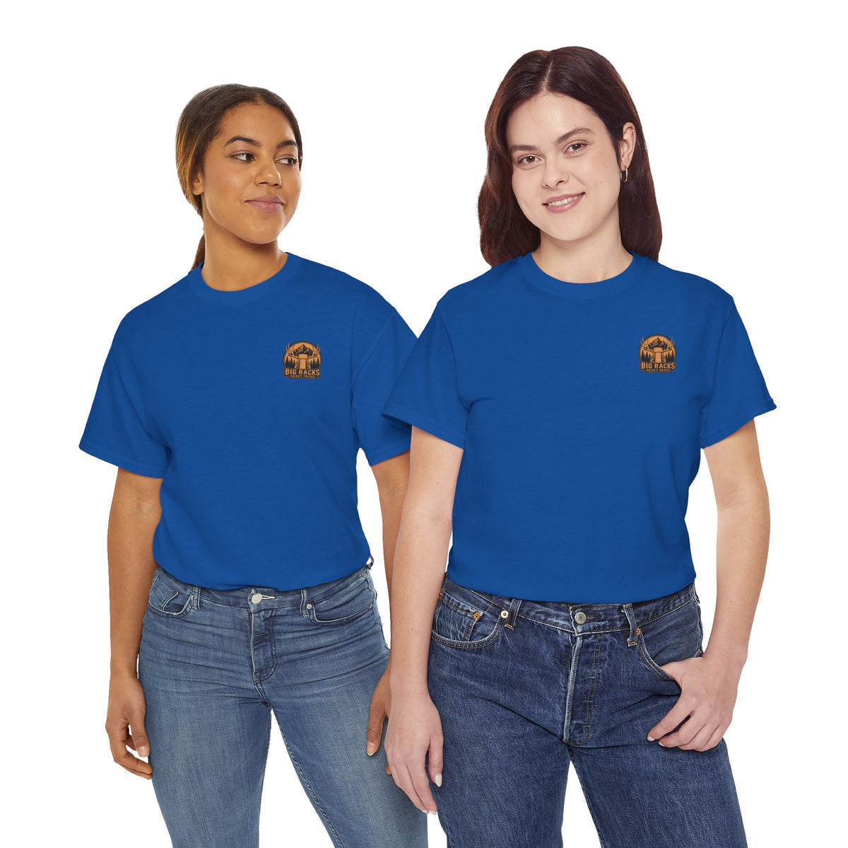 Hunting Tee — "Big Racks Heavy Packs" Antler Hunter Graphic Shirt