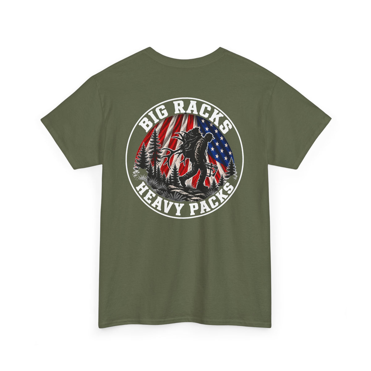 Big Racks Heavy Packs Hunting Graphic T-Shirt
