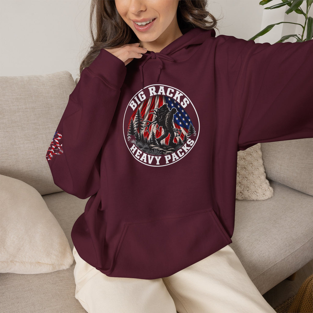 Big Racks Heavy Packer Graphic Hoodie