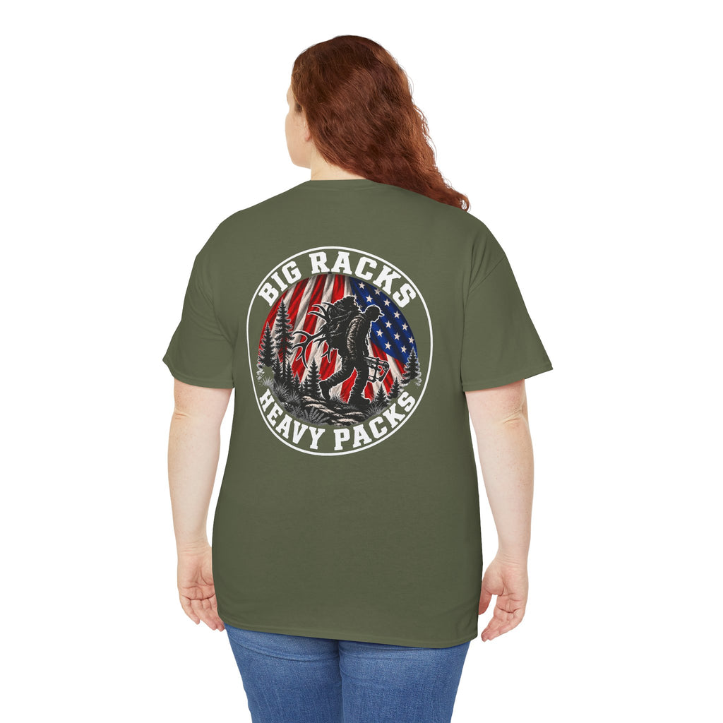 Big Racks Heavy Packs Hunting Graphic T-Shirt
