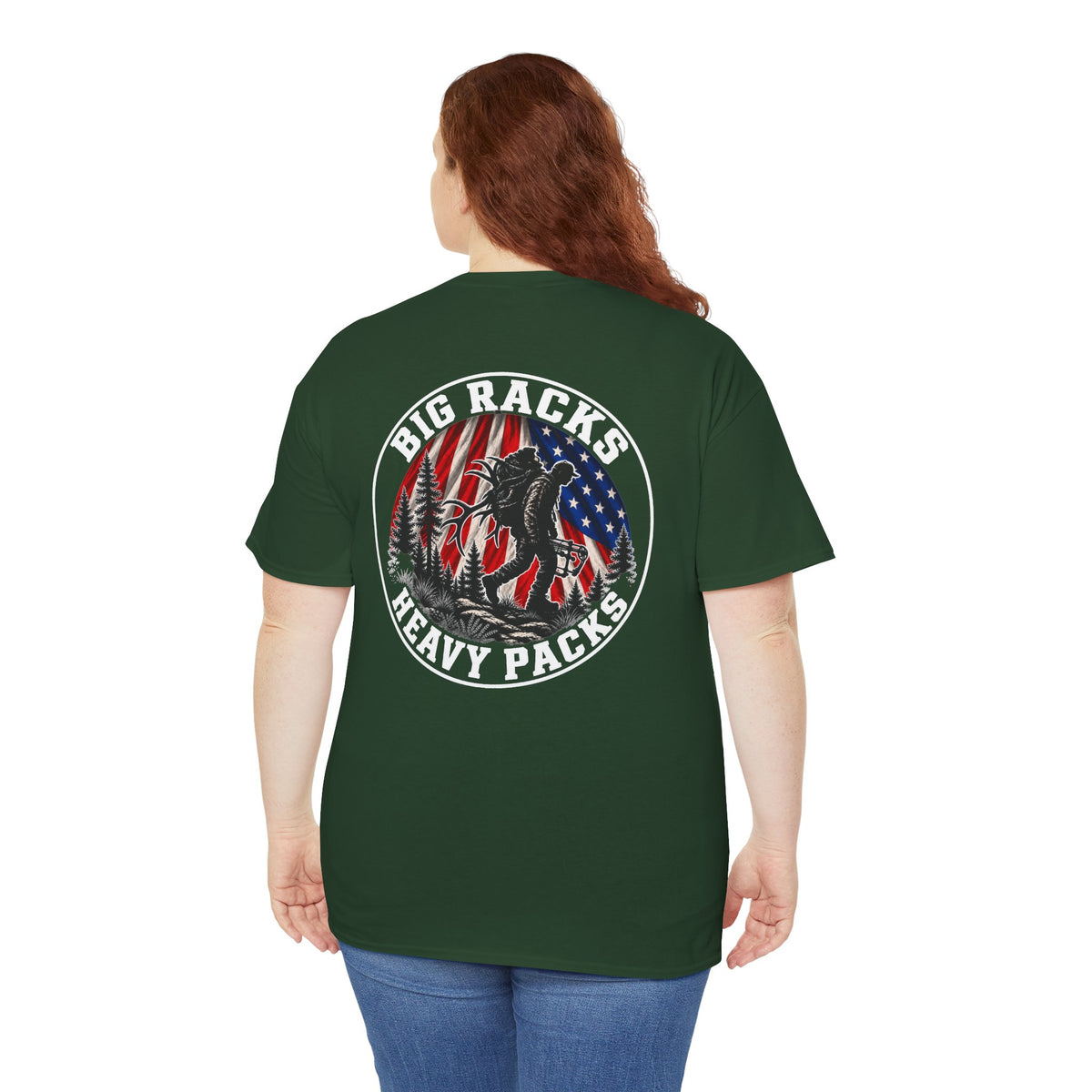 Big Racks Heavy Packs Hunting Graphic T-Shirt