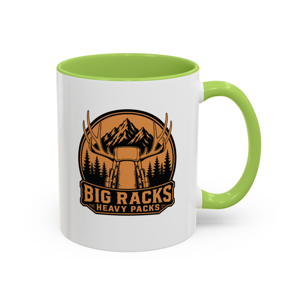 Big Racks Heavy Packs Coffee Mug — Outdoor Hunting Lodge Accent Mug