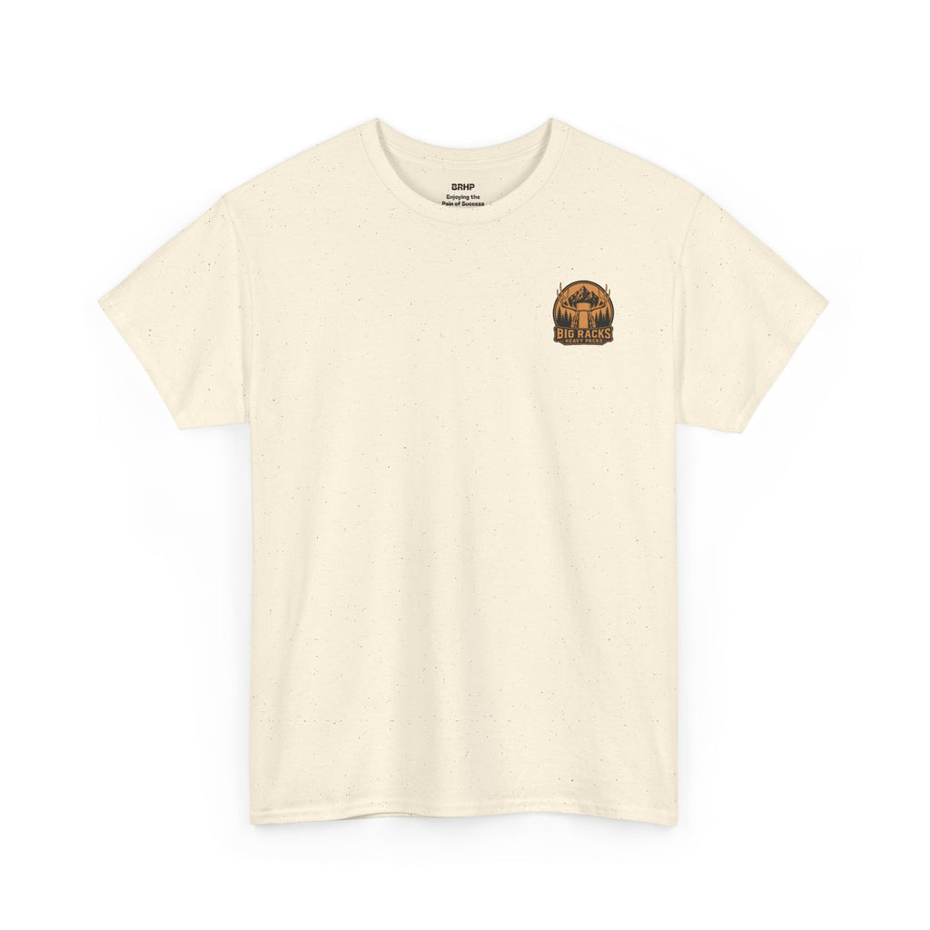 Hunting Tee — "Big Racks Heavy Packs" Antler Hunter Graphic Shirt