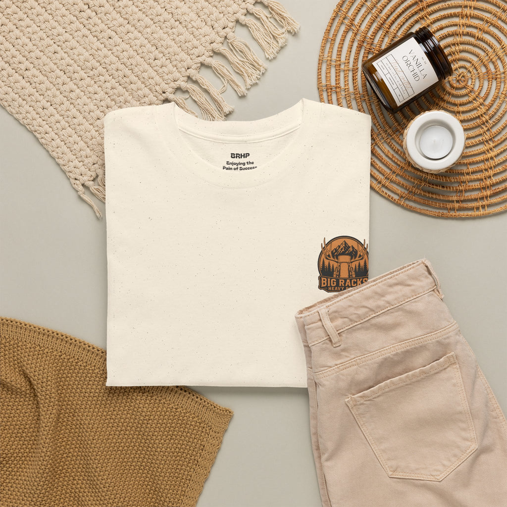 Hunting Tee — "Big Racks Heavy Packs" Antler Hunter Graphic Shirt