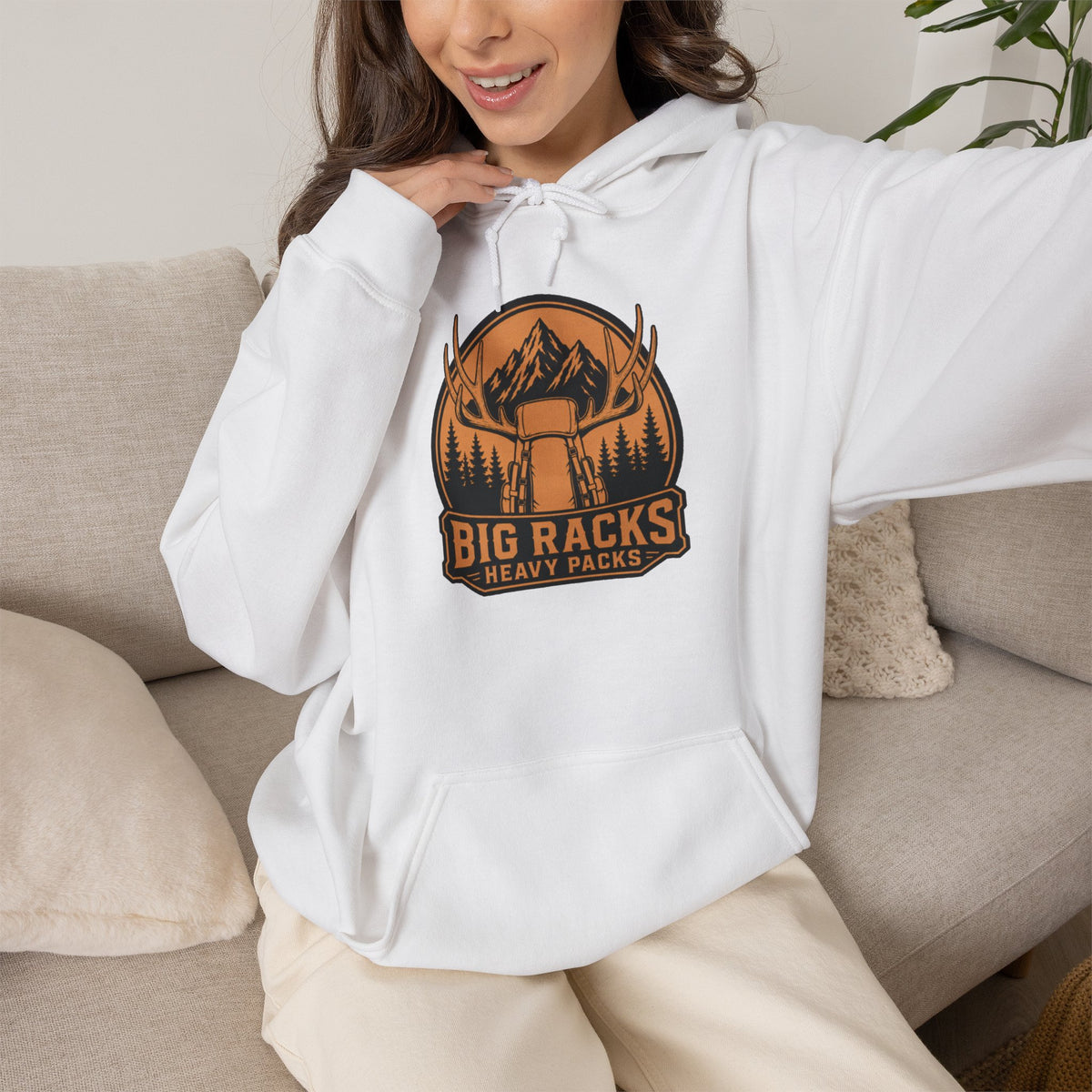 Hoodie — Big Racks Hunting Logo Pullover