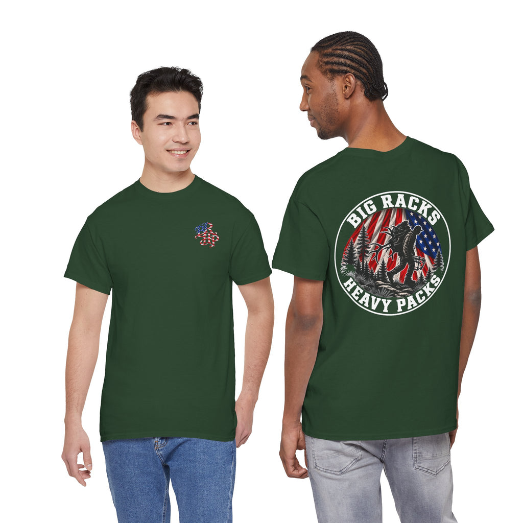 Big Racks Heavy Packs Hunting Graphic T-Shirt