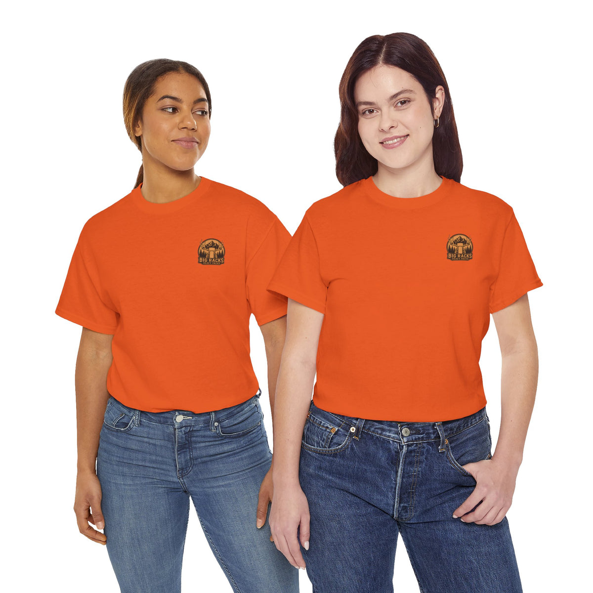 Hunting Tee — "Big Racks Heavy Packs" Antler Hunter Graphic Shirt